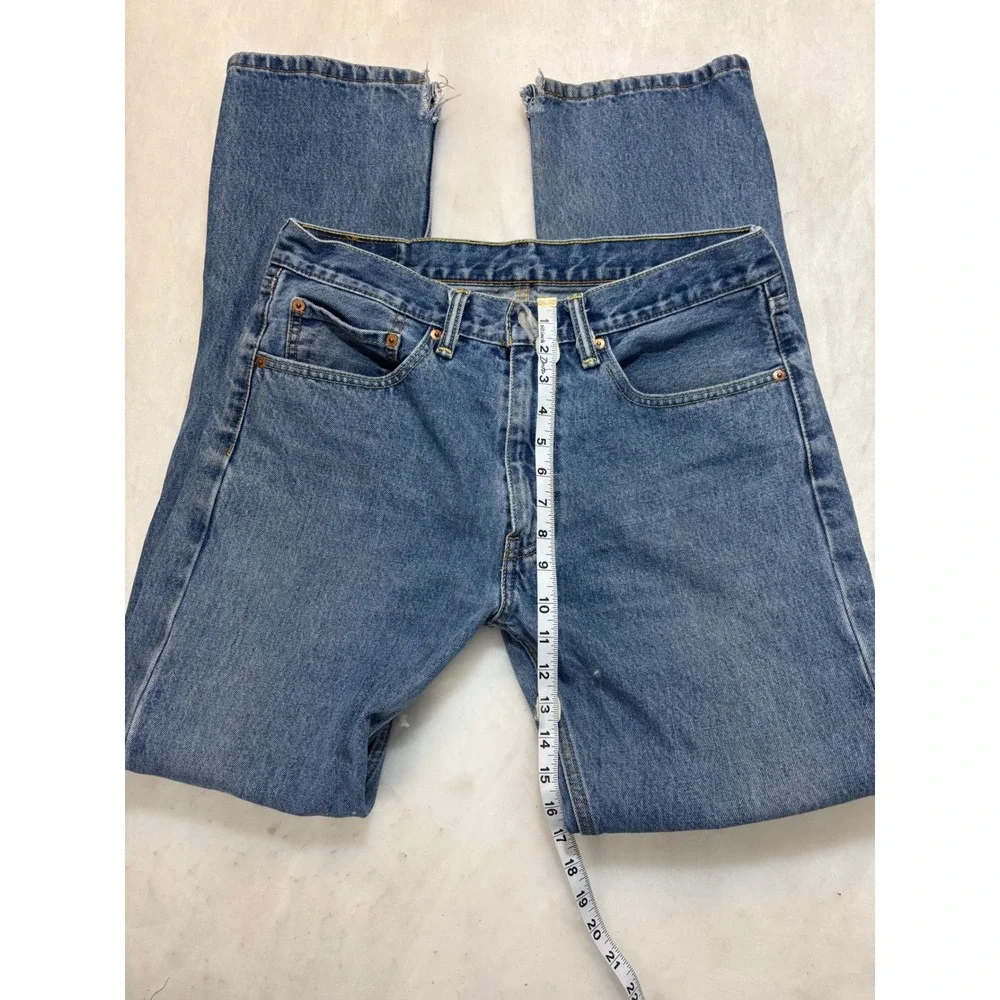 Levi's 505 Regular Fit Straight Leg‎ Blue Denim Jeans W34 L34